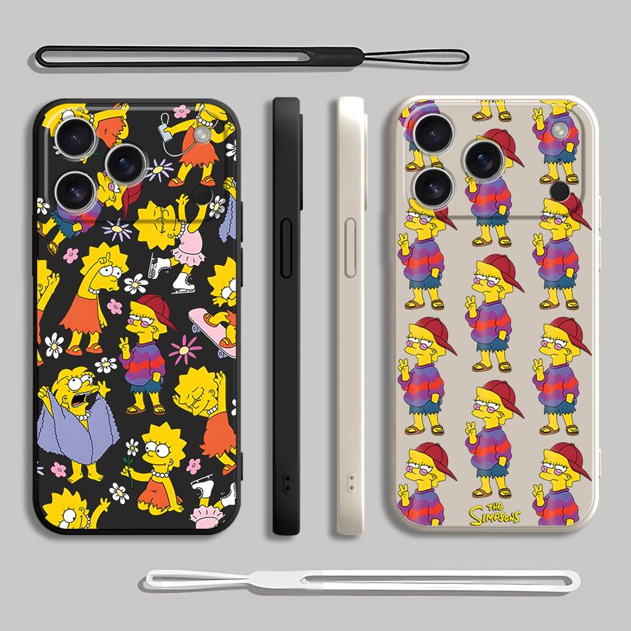Lanyard Anime Logo - Simpsons Lisa Kılıfı Apple iPhone 17