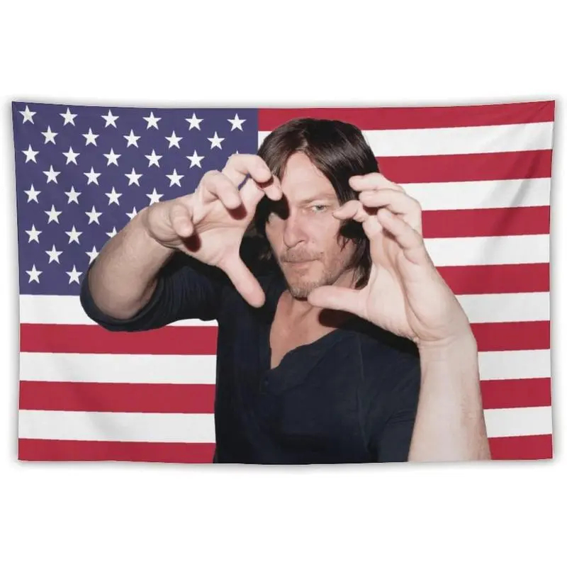 VIKAMA Daryl Dixon ABD Bayrağı - Wall Scroll Tapestry incelemesi ve fiyatı
