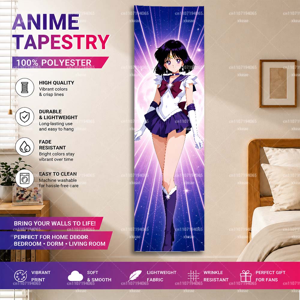 Sailor Saturn Hotaru Tomoe Dik - Wall Scroll Tapestry incelemesi ve fiyatı