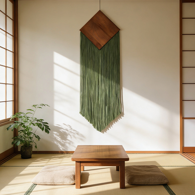 Bohem Pamuklu Halat Dokuma Gob - Wall Scroll Tapestry incelemesi ve fiyatı