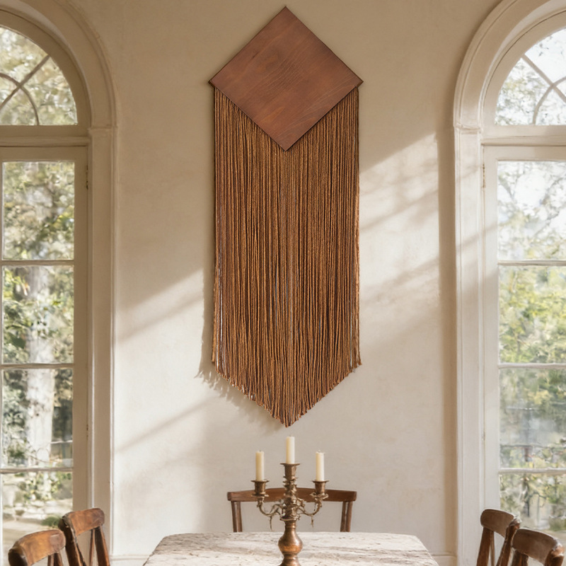 Bohem Pamuklu Halat Dokuma Gob - Wall Scroll Tapestry incelemesi ve fiyatı