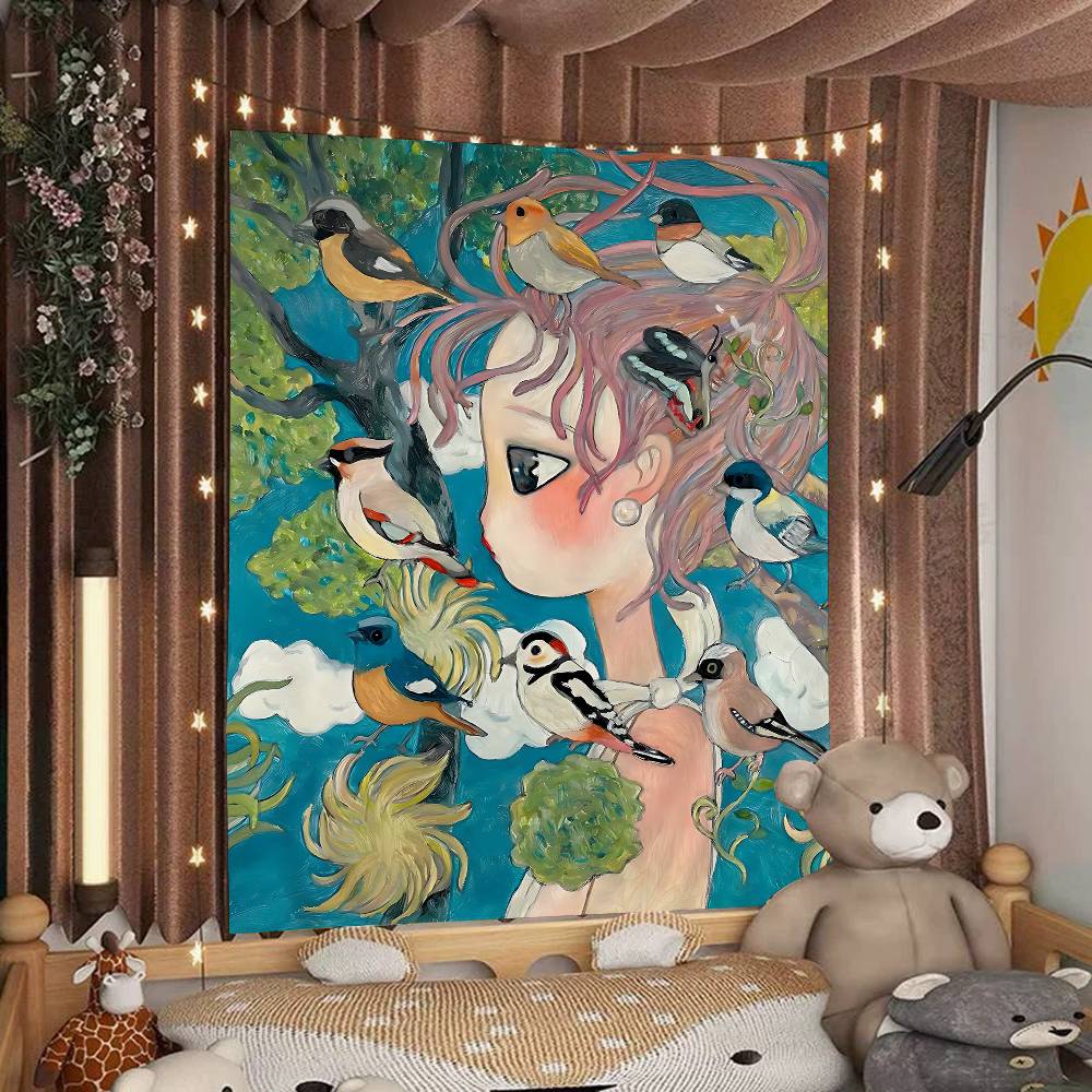 Aya Takano Karikatür Renkli Go - Wall Scroll Tapestry incelemesi ve fiyatı
