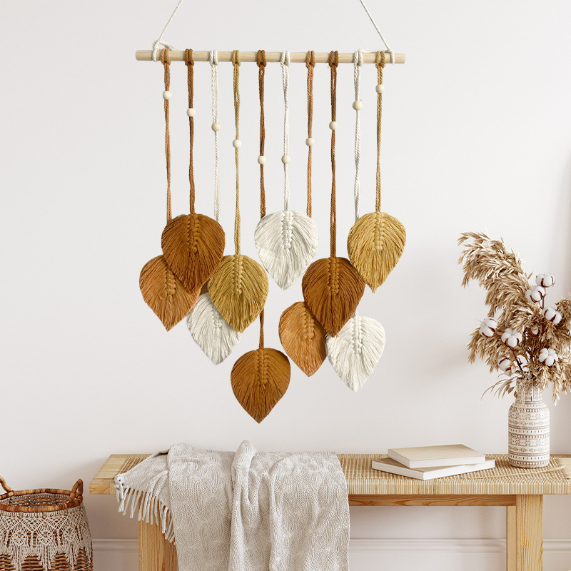 El yapımı yaprak goblen dokuma - Wall Scroll Tapestry incelemesi ve fiyatı